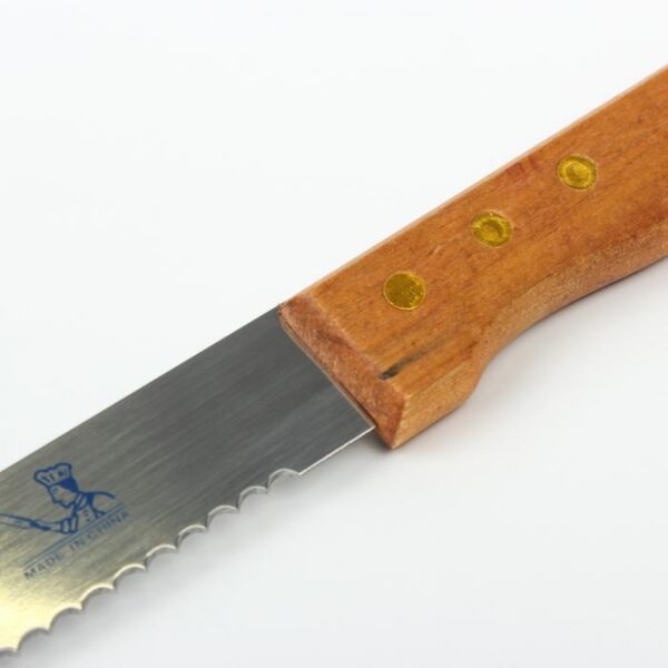 Нож для бисквита с широкими зубчиками, 30 см.