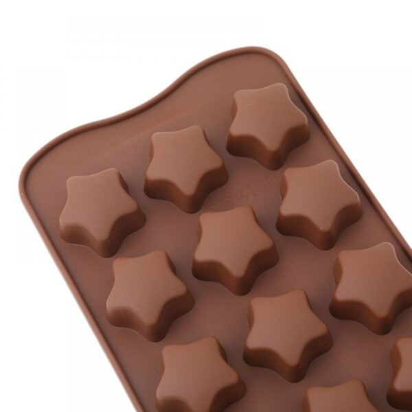 Форма силиконовая для льда и шоколада Звезды.